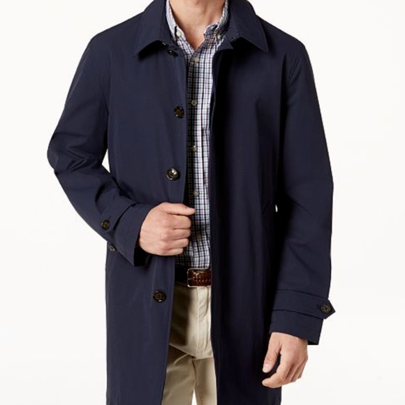 ralph lauren long black coat